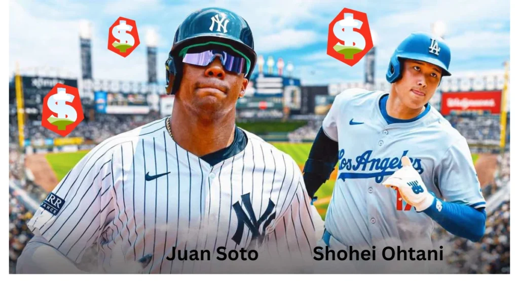 Shohei Ohtani and Juan Soto baseball players