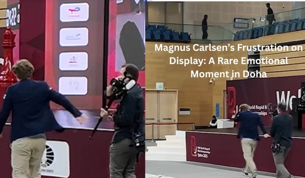 Magnus Carlsen Emotional Moment in Doha